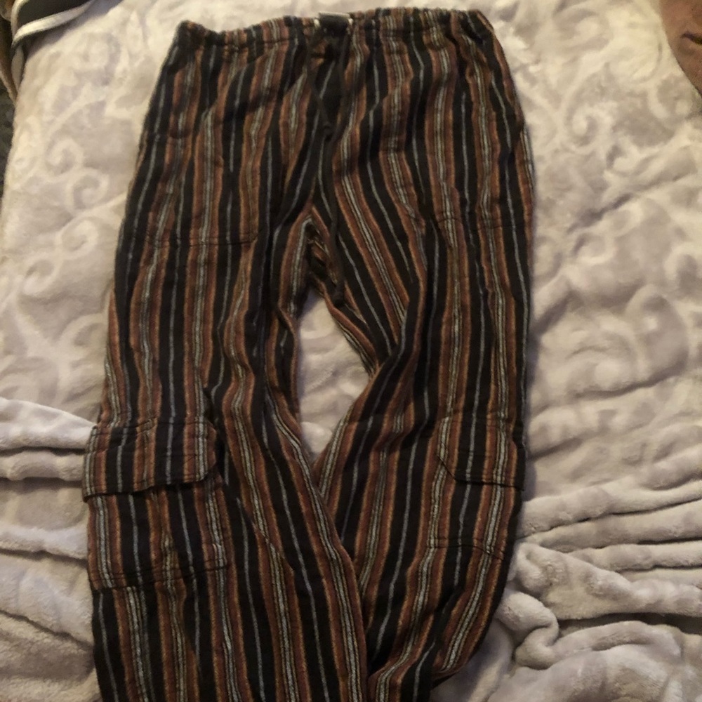 Striped lounge pants
